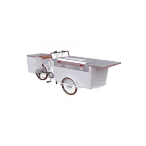 Three Wheel Street Bbq Anti Fouling Hot Dog Cart With Grill