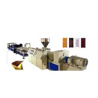 China Multilayers WPC Plastic Board Extrusion Line Fully Automatic 350 - 400 Kg / H on sale