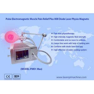 Super Transduction Muscle Pain Relief Electromagnetic Physio With 808 Diode Laser