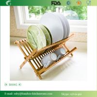 China BH002/Bambooは様式の折る皿棚の版の平皿類のホールダー セットを切ります for sale