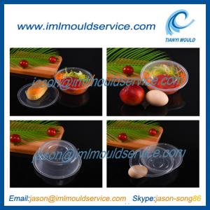 China highest quality 300ml clear plastic salad bowls disposable mould companies supplier