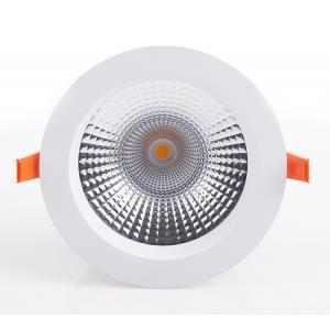 China 12W - 18W Black High Power COB LED Down Light 60 Beam Angle Dimmable For Hotels supplier