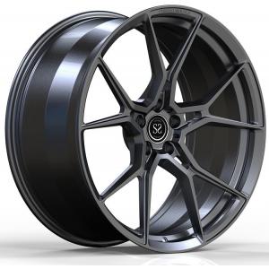 China Monoblock Car Rims 1 Piece Forged Wheels Size 17 18 19 20 Inch Dark Grey supplier