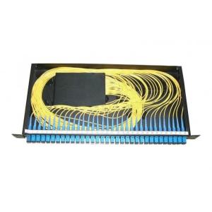 China modo do divisor do Plc da fibra ótica da montagem em rack 1U único/dimensão personalizada multimodo supplier