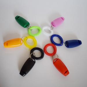 Colorful whistle Dog clicker dog training clicker 2 in 1 dog clicker