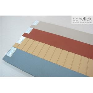China Red / Yellow Exterior Wall Cladding Panels Anti - Fade With High Strength wholesale