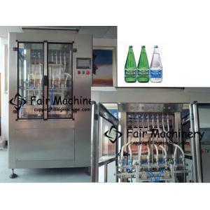 China 2KW SS304 Mineral Water Bottle Filling Machine , 16BPM Beer Can Filling Machine 8 Heads supplier