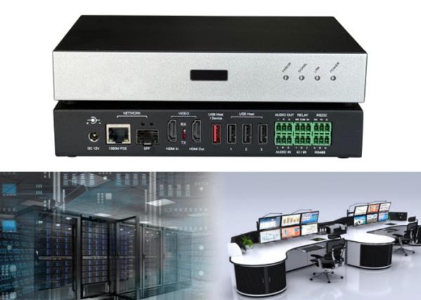 Av Over Ip System 4K HDMI KVM Extender Over Ethernet
