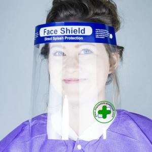 32cm * 22cm Protective Face Shield Direct Splash Protection Plastic Face Shield