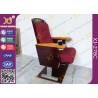 China Antique Solid Wood Auditorium Chairs With Solid Wood Armrest And Cup Holder wholesale