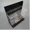 China 3 Tiers Acrylic Rack for Lipgloss Compartment Plexiglass Lipstick Display Stand wholesale