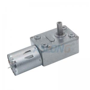 China 6 - 150rpm High Torque Right Angle Worm Gear DC Motor supplier