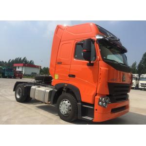 China Euro 2 Tractor Trailer Truck / Large Capacity HOWO Tractor Dump Truck supplier