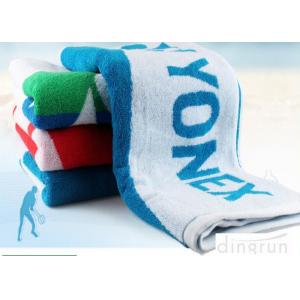 China Terry Yonex Lengthen Soft Gym Workout Towels 100% Cotton 60*120cm Stripe Design supplier