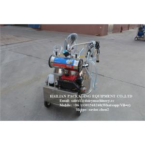 Small Single Cow Mobile Milking Machine With Diesel Engine And Vacuum Pump