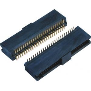 Double Low 44-60 Pins , 10 Pin Header SMT Female Pin Headers With Cap  LCP Plastic
