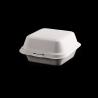 China Takeaway Environmental Clamshell 600ml Bagasse Food Containers wholesale