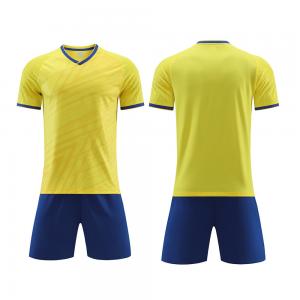 China Yellow Blue Red Pink Plain Soccer Jerseys  T Shirt Casual Training Football Jerseys supplier