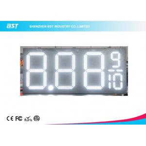 China 24 Inch Outdoor Led Gas Price Changer / Gas Station Price Sign Numbers supplier