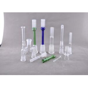 China Handmade Borosilicate Glass Down Stems Sizes of Diffuser Stem Adapters for Glass Bongs wholesale