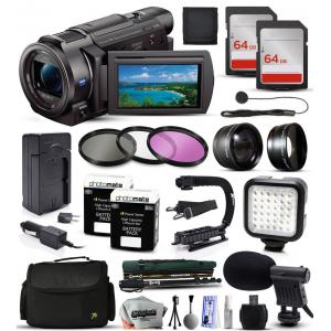 China Sony FDR-AX33 4K HD Handycam Camcorder Video Camera + 128GB Accessories Bundle supplier