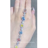 China Colored Lab Created Diamond Bracelet Candy Bracelet Lab Diamond Jewelry on sale