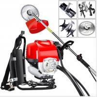 China backpack Anti Slip 43CC  Brush Cutter  lawn trimmers shrub scissors grass trimmer gasoline grass cutter 2 Stroke 1.25K on sale