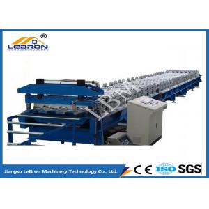 China PLC control automatic new floor deck roll forming machine 2018 new type roof tile machine supplier