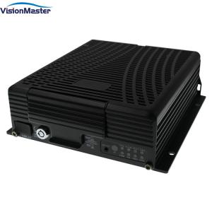 China Aviation Connector Vehicle Mobile CCTV Car DVR 4CH HD SD Card WiFi 3G 4G Optional supplier