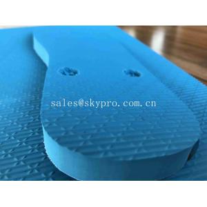 China Blue EVA Foam Sheet Good Memory Foam Sheet for Making Shoes Sole Flip Flop supplier