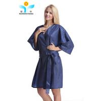 China length 130cm Disposable Kimono Gowns , Unisex Disposable Spa Gown ISO13485 on sale