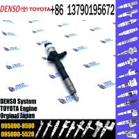 China Common Rail Fuel Injector 23670-30280 095000-8500 For D-enso Hilux Hiace Land Cruiser T-OYOTA VIGO 1KD 2KD on sale