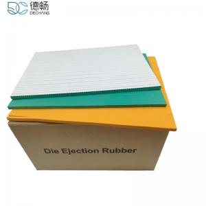 40 Degree Die Ejection Rubber Sponge Foam Adhesive Green Color