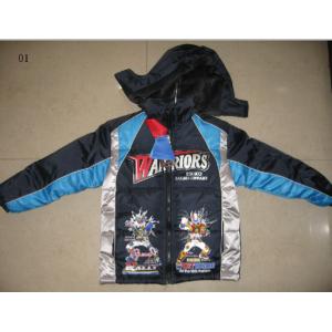 China Apparel boy's padding jackets stock(coats,tops,children's clothing,children's garments,jackets stocks) supplier