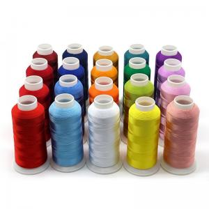 OEM/ODM 100% Polyester Lot Stock 700 Colors Embroidery Thread for Fast Machine Embroidery