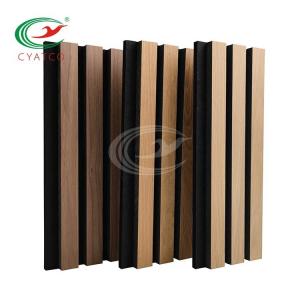 High Durability Acoustic Wall Panels Ceiling Mounted Fire Resistant Wooden Panel