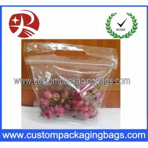 China Resealable Zipper Grape Bag Fruit Packaging Bags For Supermarket supplier