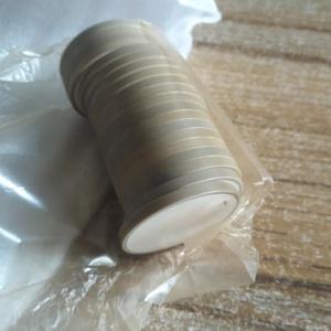 Round Shape Piezo Ceramic Plate 33x3 PZT8 Material For Industry Φ10ｘΦ5  ｘ2