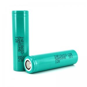 China Samsung INR18650-20R high drain Samsung 18650 20R 2000mah battery cell perfect for ecig mods supplier