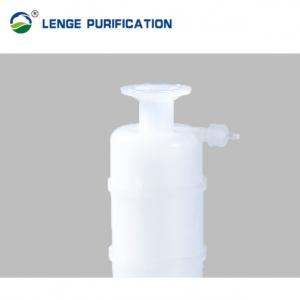 China PVDF Pleated Membrane Filter Capsule 10 Inch With TC Connection supplier