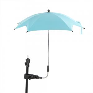 Paraguas de Sun durable de los niños, los paraguas de los pequeños niños azules para el cochecito de bebé