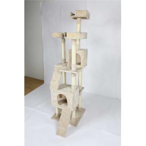 Eco Friendly Cat Climbing Frame Multi Level Design With Soft Perches