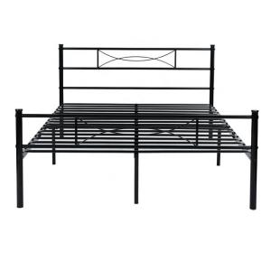 Black Wrought Iron Bed , Wrought Iron Platform Bed For  Hotel Family