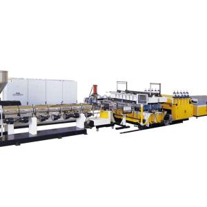 350kg H Cross Section Plate PE Pp Hollow Sheet Extrusion Line