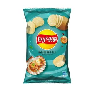 Lays Pan-Fried Scallops Potato Chips 54g - Upgrade Your Wholesale Assortment of Asian Snacks for Global Distributor