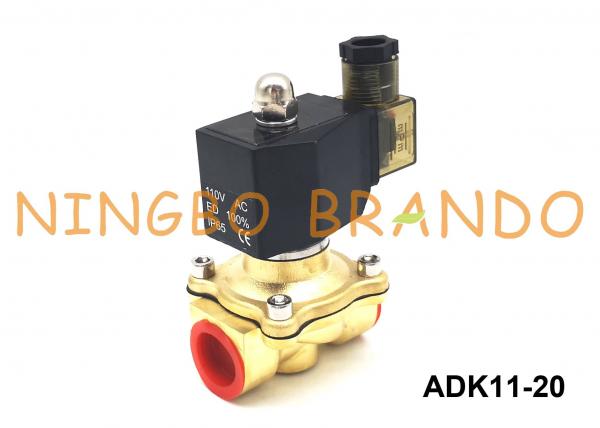 G3/4'' DN20 ADK11-20G / 20A / 20N CKD Type Pilot Kick 2 Way Brass Solenoid Valve