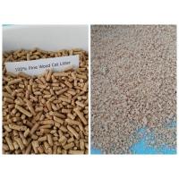 Non-clumping Biodegrable and flushable pine cat litter from China factory