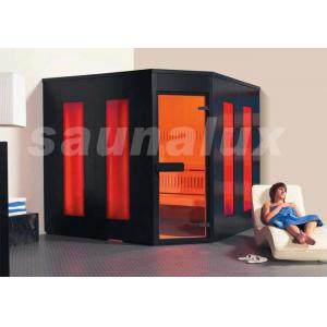 China Luxury German Saunas Room, 4 / 5 Person Corner Sauna Cabin supplier