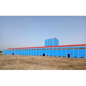 China Welded H shape Lightweight Steel Frame Construction For Industrial Workshop supplier