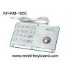 Rugged Stainless Steel Panel Mount Keyboard with Trackball IP65 Rate Dustproof